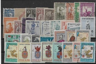 INDIA Lot of old stamps. MINT and USED