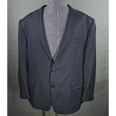 Michael Kors Sport Coat Mens Black Wool Blend Business Casual Suit Jacket NEW