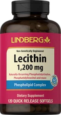 Lecithin 1200mg | 120 Softgel Capsules | Phospholipid Complex | by Piping Rock