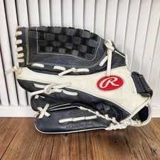 Rawlings Bull B125FPBW 12.5" LHT Left Hand Throw Black Fastpitch Softball Glove