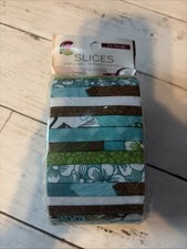 Fabric Editions 100 Cotton 2.5" x 42" 24 Pieces Premium Quilting Fabric Slices