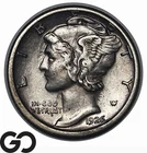 1926-S Mercury Dime *Key San Francisco Date* Choice AU+ Scarce In AU