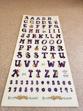 Sandylion~Halloween Alphabet~Stickers