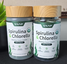 2-PACK Spirulina & Chlorella USDA Organic Veg...