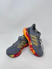adidas Kid's UltraRun 5 EL Sneakers JI0478 - US:11K, Grey/Red/Yellow, H3 C961T 