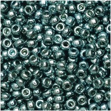 Miyuki Round Seed Beads Size 11/0 23.5GM Galvanized Dk Blue-Gray 11-1059D