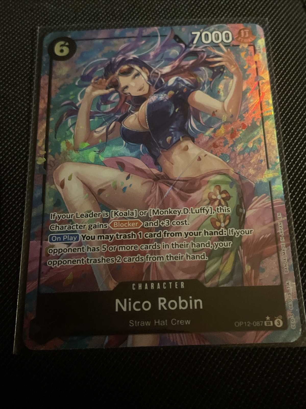 Nico Robin (Alt Art) OP12-087 SR Legacy of the Master ONE PIECE TCG English NM