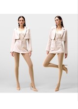 Manzi Women'S 2 Pairs Opaque 26108 Control Top Tights Comfort Stretch 70 Denier
