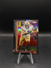 2025 Topps Chrome Kyle Juszczyk Football Leather Black Refractor 01/10 #270