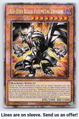 Red-Eyes Black Fullmetal Dragon MP25-EN014 YuGiOh 2025 Mega Pack Tin card
