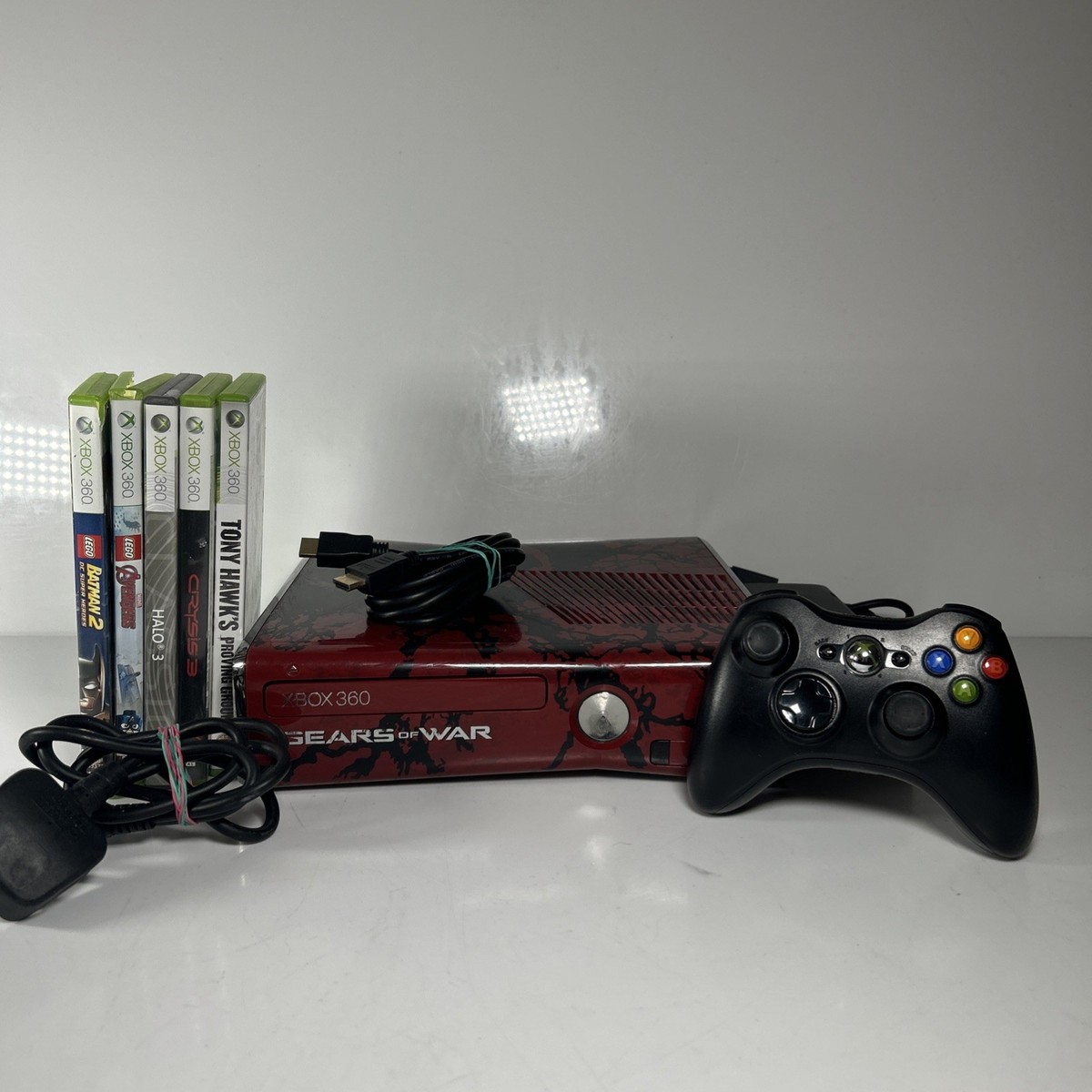 Gears of War Xbox 360 Slim Limited Edition 500GB Console READY TO