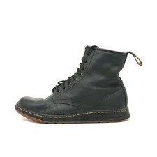Dr. Martens Damen 1460 Stiefel Schwarz Leder Hoch Gelbe Naht Schnürstiefel EU 41