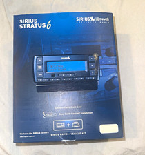 Sirius Stratus 6 Portable Satellite Radio Vehicle Kit FM Transmitter Black
