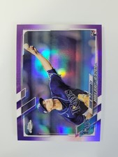 2021 Topps Chrome Update #USC85 Shane McClanahan Purple Refractor