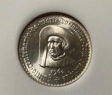 1960 Portugal Silver 5 Escudos
