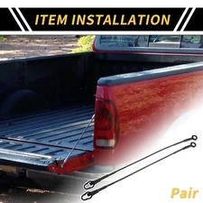 1pair Tailgate Cables Tail Gate Support Cable for Ford F-150 F-250 F-350