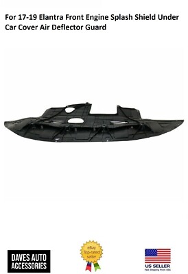For 17-19 Elantra Front Engine Splash Shield Under Car Cover Air Deflector Guard