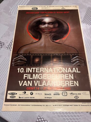 Vintage Poster 10e Internationaal Filmgebeuren van Vlaanderen 1983 - Photo 1/11
