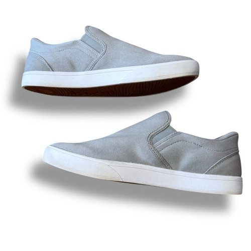 Kizik Venice Gray Canvas Slip-On Sneaker Comfort Men’s Sz 9 Women’s Sz 10.5 - 第 6/11 張圖片