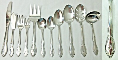 Customcraft Stainless Flatware CUS11 ''H'' Mono BUY ONE OR MORE Taiwan, Korea