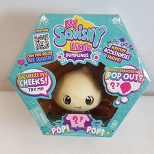 My Squishy Little Dumplings Interactive Collectible With Accessories- Dot Blue