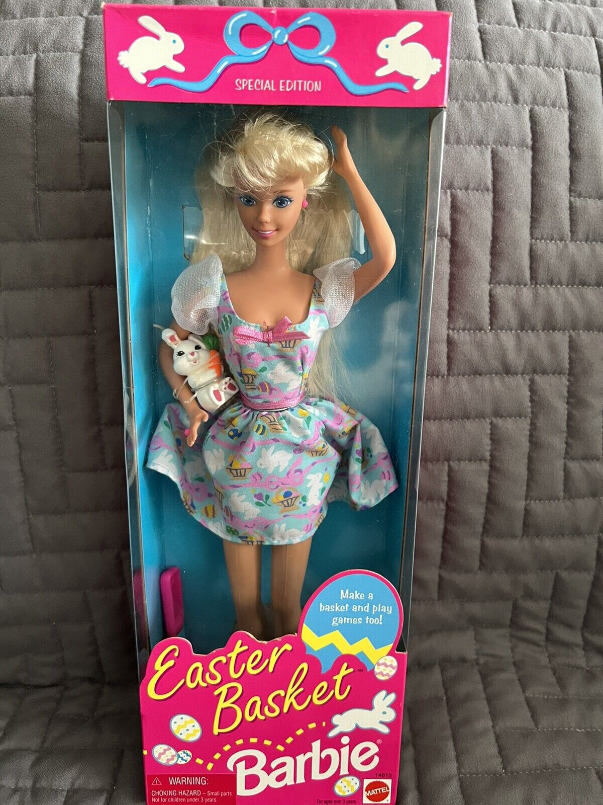 Easter Basket Barbie w/ Bunny 1995 Special Edition #14613 NEW &amp; Factory Sealed