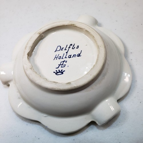 Vintage Delfter blauer Aschenbecher - handbemalt glasiert - Made in Holland - Bild 2 von 3