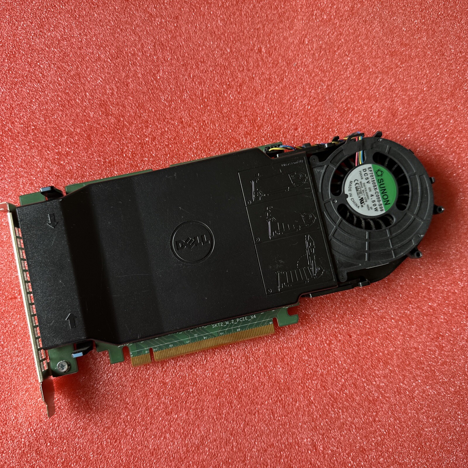 Dell 6N9RH Ultra Speed Drive Quad NVMe m.2 PCIe x16 Card eBay