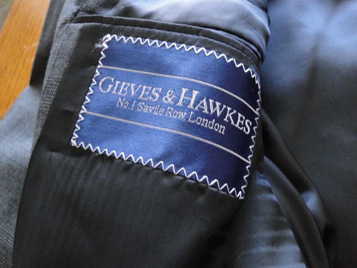 Vintage Gieves & Hawkes Savile Row Model Rochester Men's Wool 48