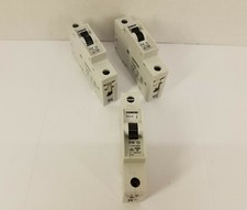  Lot of 3 Siemens 5SX41 C10 Miniature Circuit Breaker - 10A, 1 , 230/400V