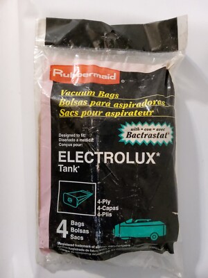 ELECTROLUX TANK VACUUM CLEANER BAGS, BACTRASTAT Vintage NOS 1 Pack Of 4