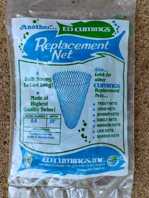 cummings fishing nets L-24 Landing Net This Net is a great value. Ed Cummings Replacement Fishing Net