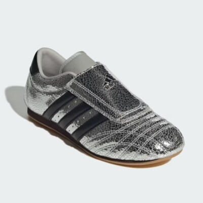 Adidas Women's Taekwondo Leather 'Silver Metallic' - JH9664