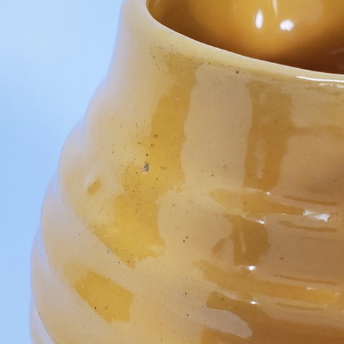 Vintage Early Bauer Ringware Yellow Glaze Creamer Pitcher Unmarked 1930s/40s - Picture 6 of 14