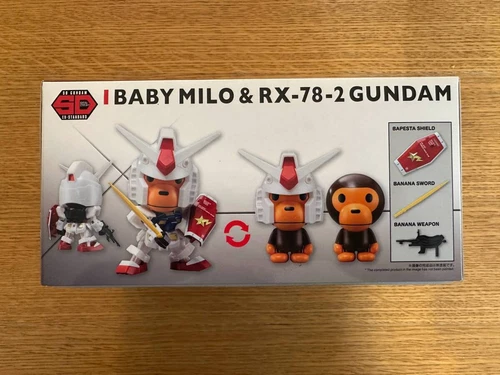 SD Gundam Baby Milo & RX-78-2 SD EX-STANDARD]A BATHING APE model kit gunpla - Picture 2 of 15