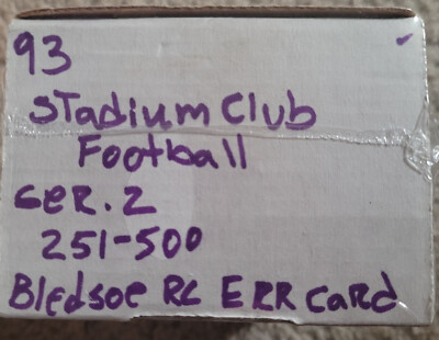 1993 Stadium Club Football HAND MADE SET Ser.2 Cards 251-500 Bledsoe RC ERR