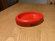 VINTAGE 1950’s  HAIG SCOTCH WHISKY RED ADVERTISING CERAMIC ASHTRAY