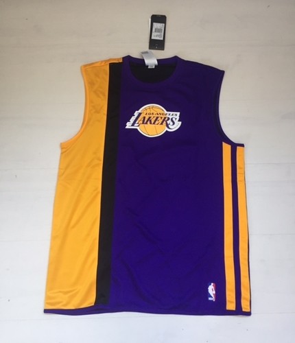 10240 ADIDAS BASKET LOS ANGELES LAKERS CANOTTA CANOTTIERA DOUBLEFACE TANK |  eBay