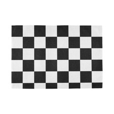 Paquete de 4 manteles individuales a cuadros estilo búfalo para mesa de comedor