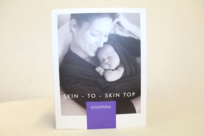 Seraphine Skin to Skin Babytrage Größe M 17655 Schwarz Top Neu Rechnung MwSt