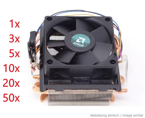 1x 3x 5x 10x AMD CPU Kühler Sockel AM5 AM4 AM3 AM2 FM1 FM2 Ryzen FX Phenom usw.