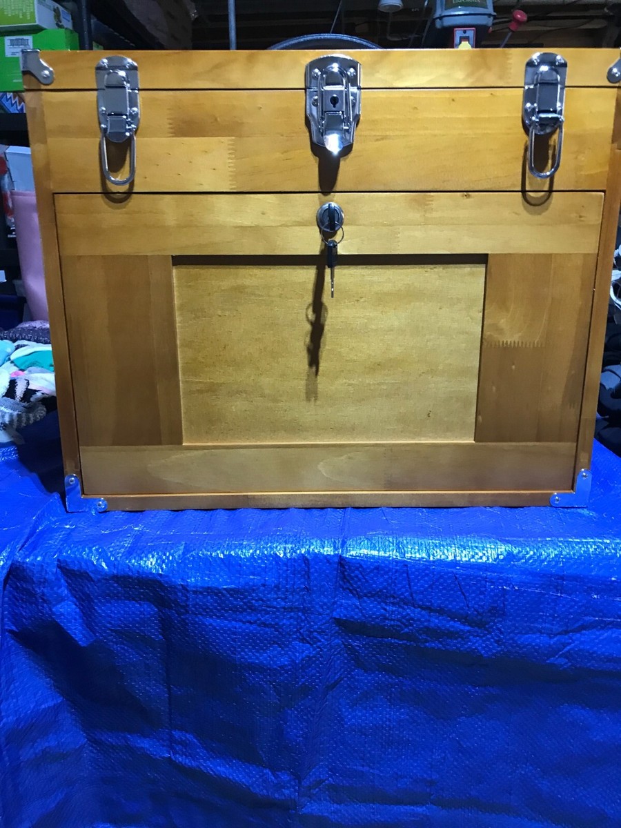 Windsor Eight Drawer Wood Tool Chest 62585 with Keys | eBay