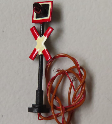 Faller AMS 4038 -- Warning Cross, Function OK, 1960s Toy #DEC3059