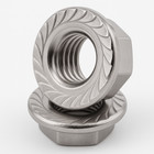 Hexagon Flanged Nuts M3 M4 M5 M6 M8 M10 M12 M16 NON SERRATED A2 STAINLESS STEEL