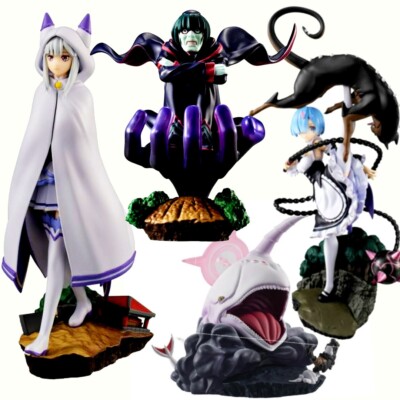 Re:Zero Starting Life in Another World Petitrama Series 4 PVC Figures From USA