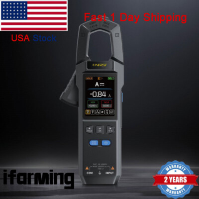 FNIRSI DMC-100 Clamp Type Multimeter Automatic Intelligent Ammeter w/ 2'' Screen