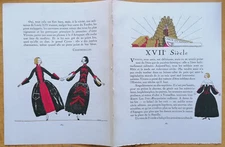 XVII. Siecle by Marty - Art Deco Gazette de Bon Ton Pochoir - 1920