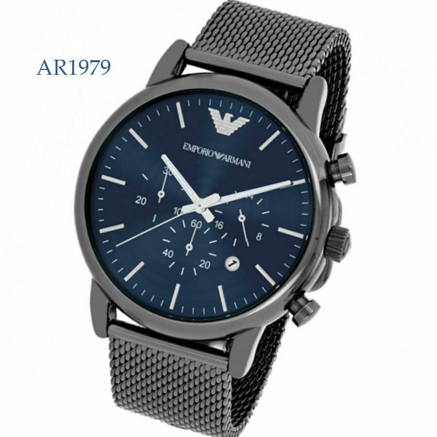 Montre Emporio Armani homme montre acier inoxydable bracelet métal montre de marque originale