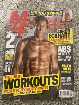 Joe Weider's Muscle and Fitness Magazine April 2014  - Aaron Eckhart