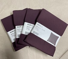 Set of 4: IKEA Cushion Pillow Cover 20x20" Red-Brown Wine 100 Cotton GURLI Couch